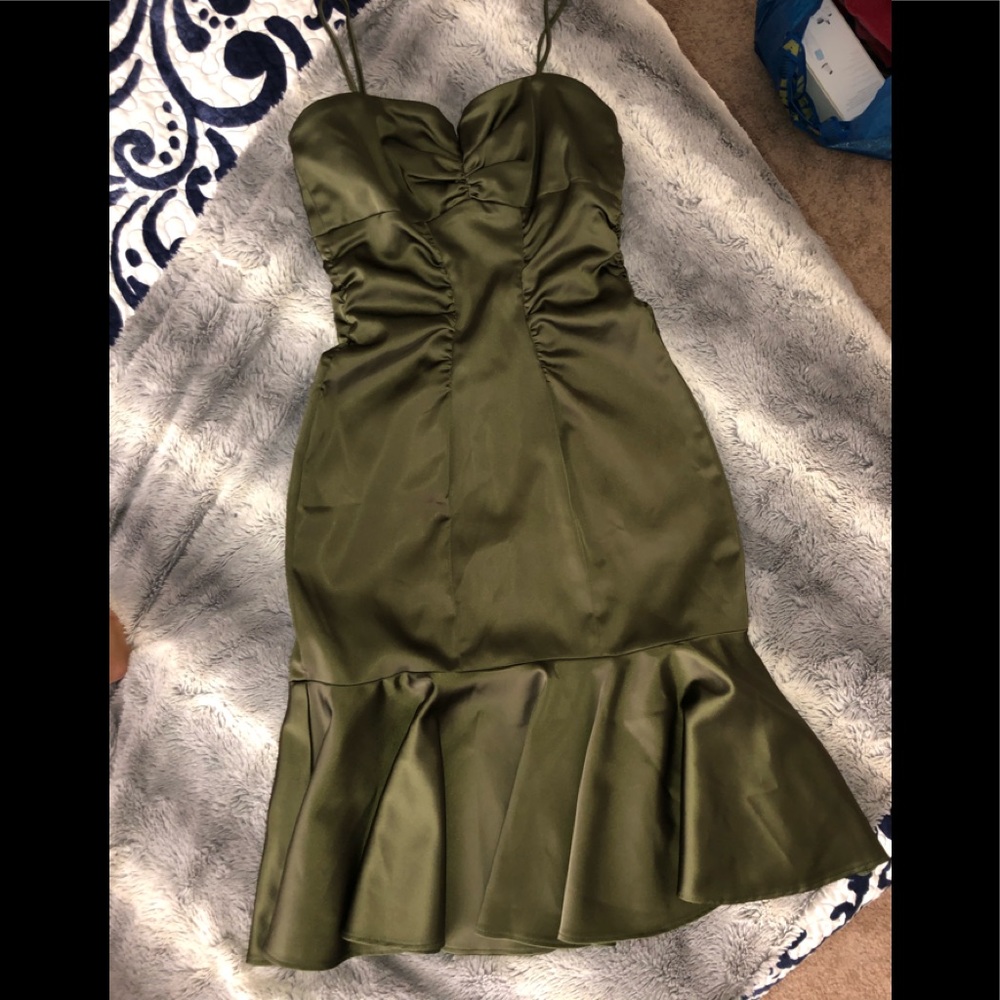 XSCAPE Olive Dress